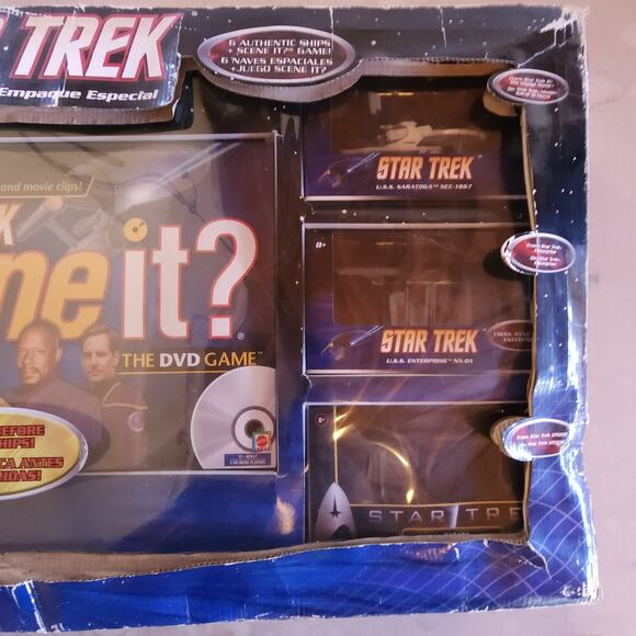 Star Trek Scene It Ultimate Fan Pack The DVD Game Mattel 2010 Damaged Open Box - Picture 4 of 16